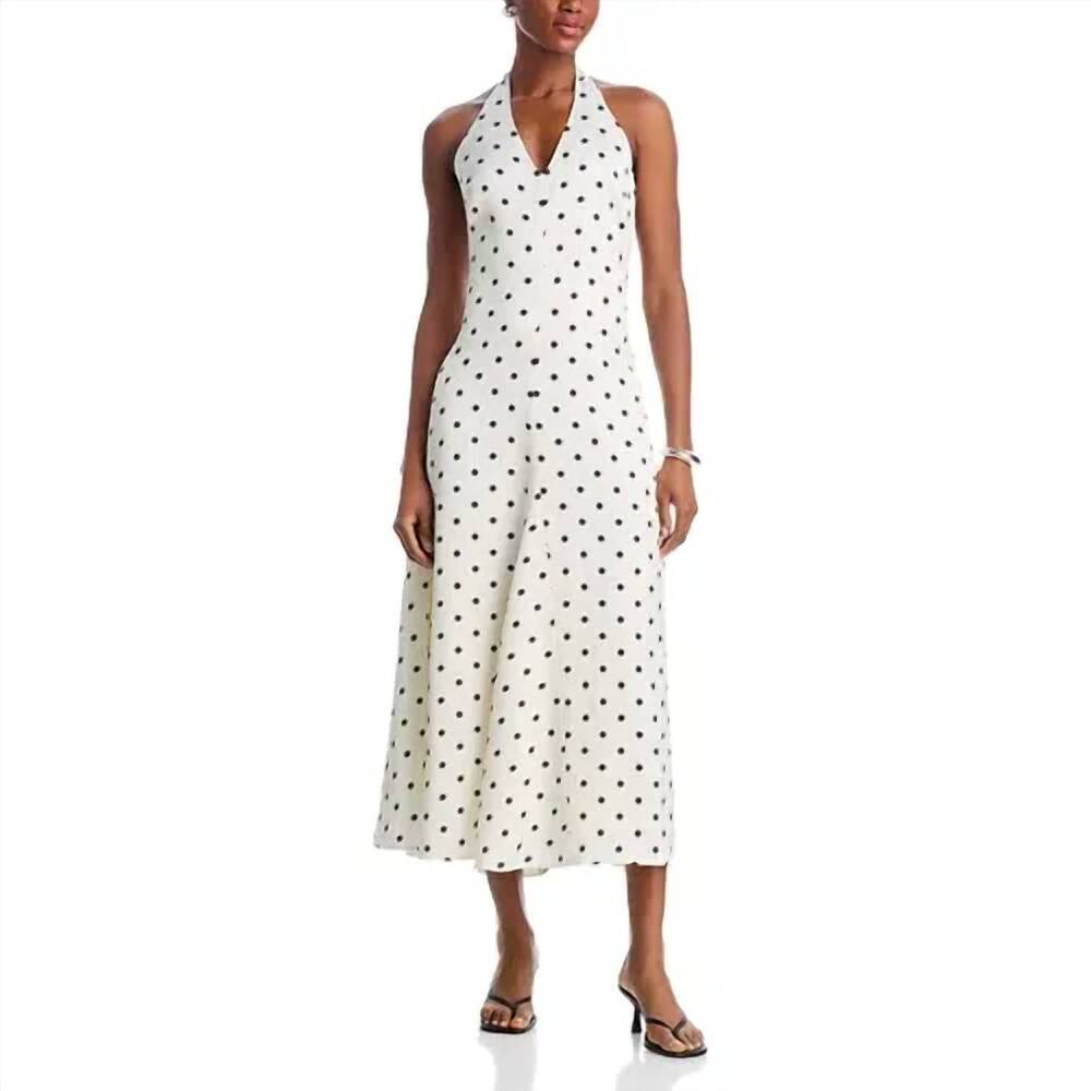 NEW LINE AND DOT ravyn sleeveless maxi dress in white